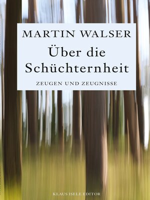 cover image of Über die Schüchternheit